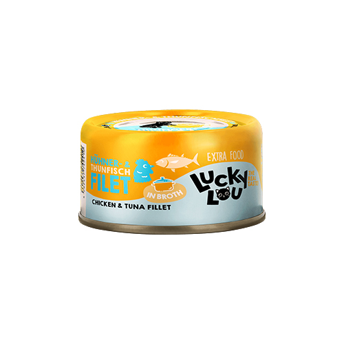 LUCKY LOU好運喵喵 鮮肉燉罐系列-嫩雞鮪魚鮮肉燉罐 (保持健康活力)